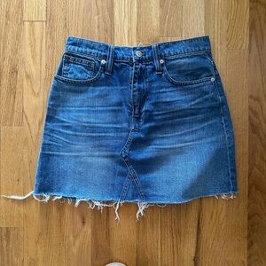 Madewell Denim skirt size 26